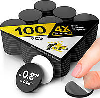 Комплект 100 шт. Самоклейні гнучкі магніти