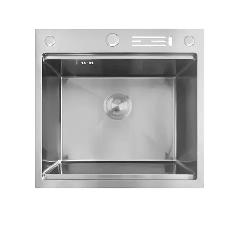 Мийка Mixxus MH5050-SK NANO-SILVER (3.0/0.8) з н. ст. зі сходинкою для сухоцвіт., з підст. під ножі (неірж.), фото 1