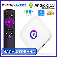 Смарт ТВ приставка H96MAX M1 android 13 4/64 smart TV box - Налаштована