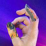 Ігрові напальчники PLAY P1 (1 пара 2 шт) для ігор на телефоні смартфоні планшеті срібне волокно + бокс, фото 8