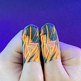 Ігрові напальчники PLAY P1 (1 пара 2 шт) для ігор на телефоні смартфоні планшеті срібне волокно + бокс, фото 7