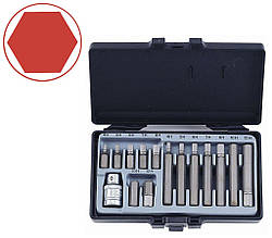 Набір насадок HEX 15 од Н4-Н12 мм Force 4155 F