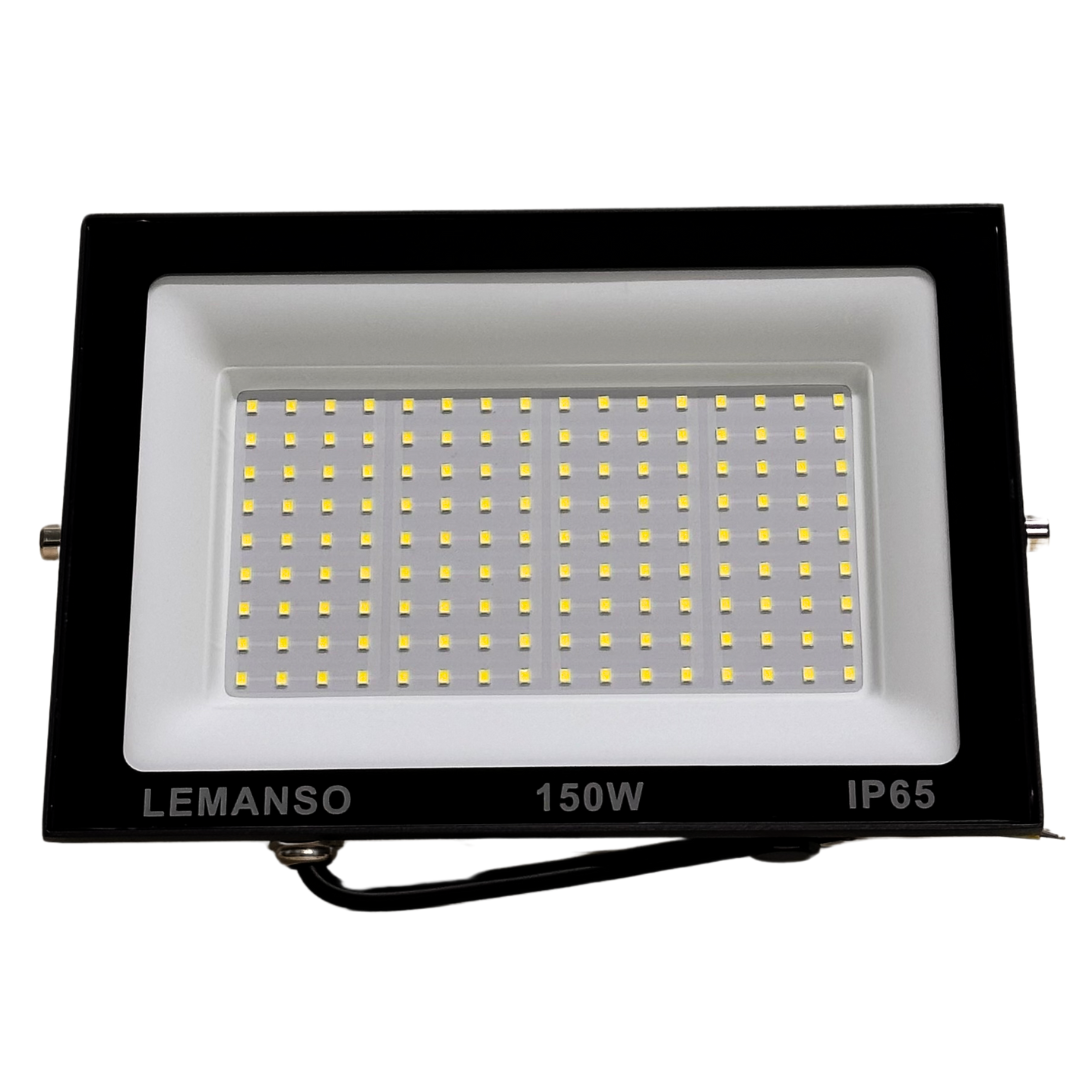Прожектор LED 150w 6500K IP65 9000LM LEMANSO "Нептун" чорний/ LMP103-150