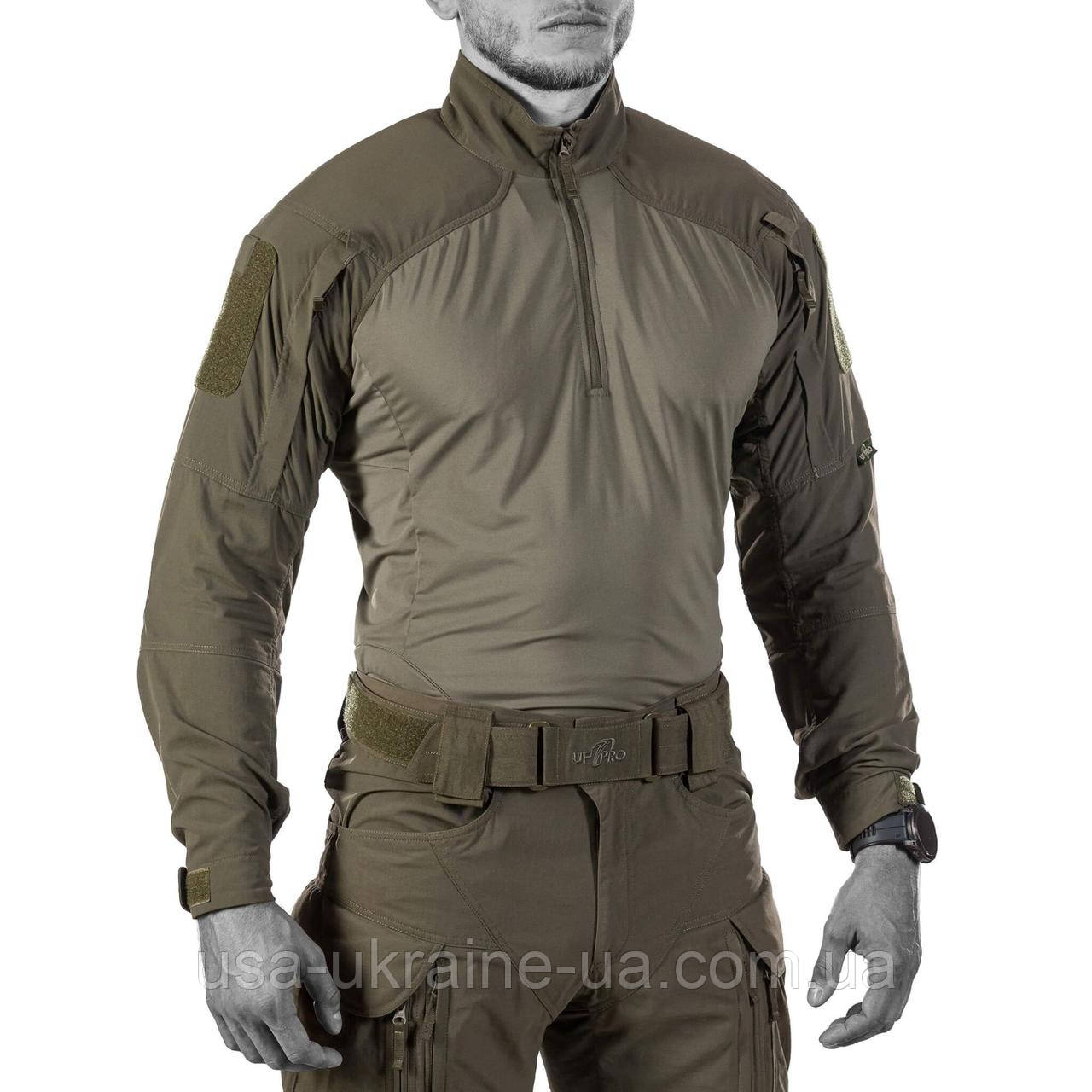 Тактична сорочка UF Pro Striker TT Combat Shirt колір brown grey (олива), фото 1