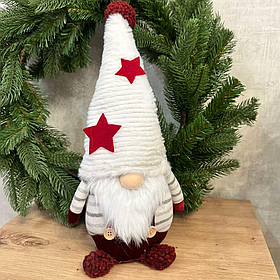 М'яка іграшка Гном червоний, 38см