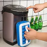 🧊Силіконова форма для заморожування льоду у вигляді пляшки з кришкою на 36 кубиків MM01, фото 6