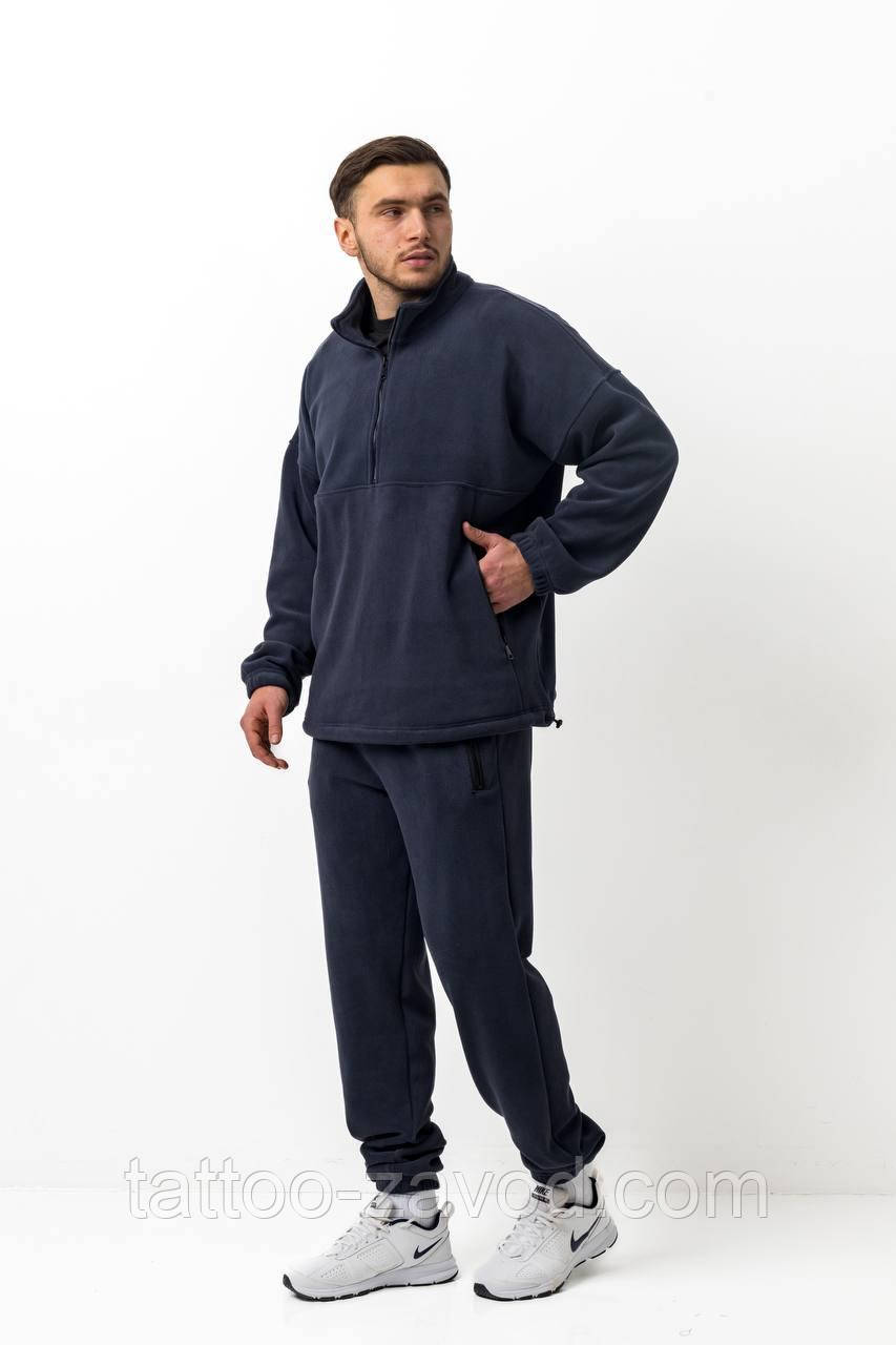 Теплий костюм чоловічий флісовий кофта та штани S M L XL XXL, фото 1
