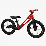 Біговел дитячий Corso колеса 14 дюймів NL-60320 Червоний, складана нейлонова рама, надувні колеса 14',, фото 2