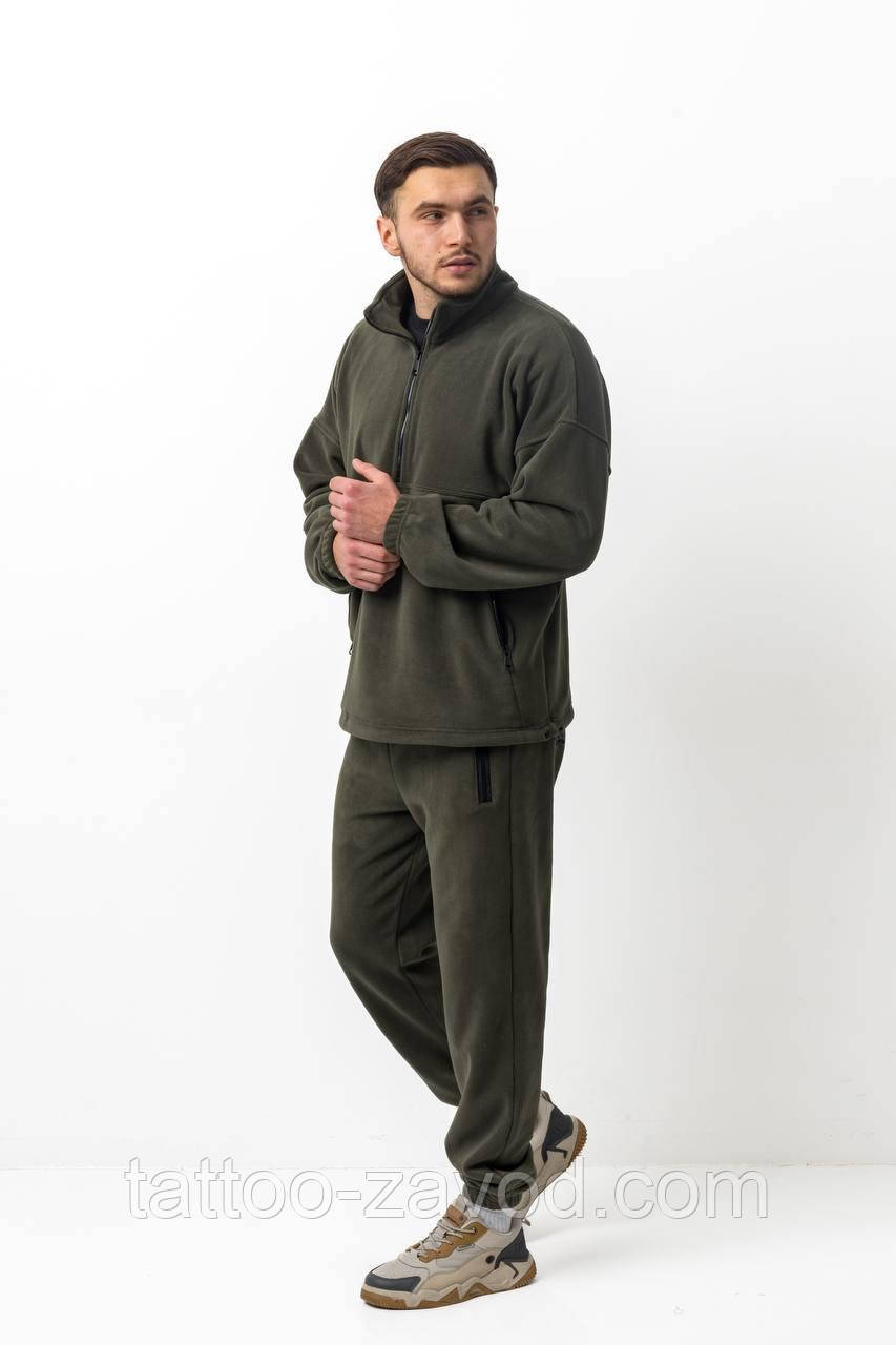 Флісовий костюм чоловічий кофта та штани S M L XL XXL