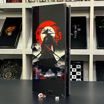 Нарди зі скла Самурай 61×27×5см на подарунок