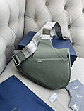 Чоловіча сумка-сідло-колір хакі плечова нагрудна сумка преміальна якість, фото 10