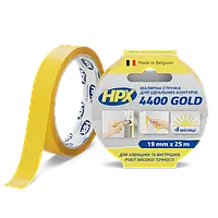 Стрічка малярна помаранчева HPX 4400 Gold 19мм*25м