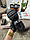 Чоловічі шкіряні текстиль кросівки Nike Air Max 95 Black Grey Orange, кеди Найк чорні. Чоловіче взуття, фото 11