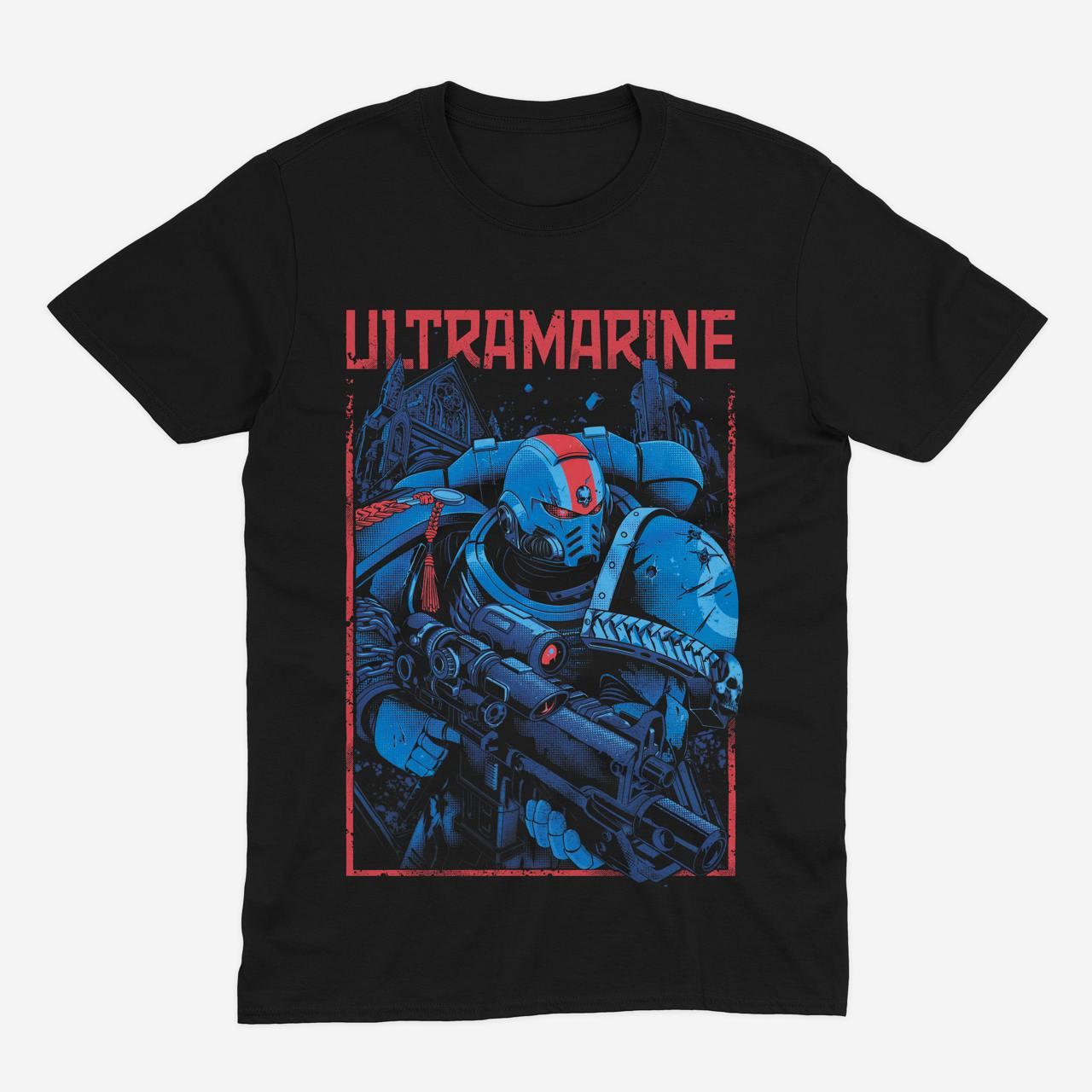 Футболка чорна Morze Warhammer V14 Ultramarine