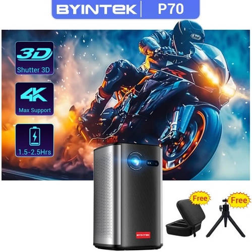 Byintek P70 Android スマートプロジェクター Портативный проектор 4K мини BYINTEK P70 Android 9.0 Wi-Fi