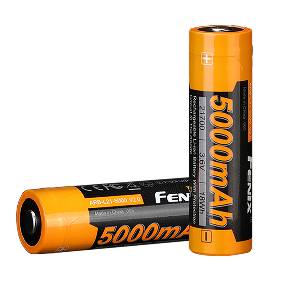 Акумулятор 21700 Li-ion Fenix ARB-L21-5000 V2.0 3.6V (Чорно-жовтий)