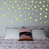 Фосфорні наліпки на стіну або стелю "Stars" - люмінесцентні наліпки, що світяться, зіркове небо, 94 шт., фото 4