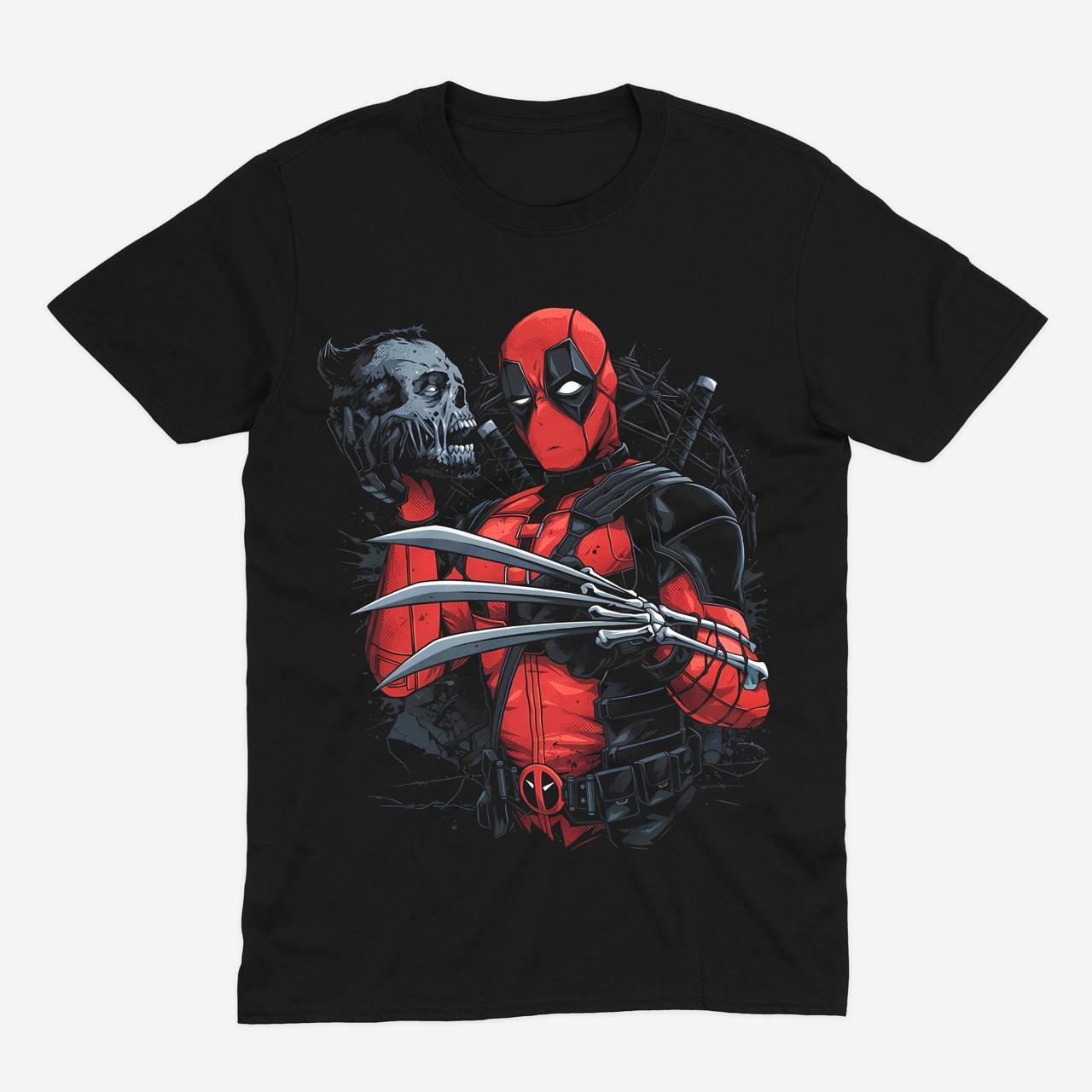 Футболка чорна Morze Deadpool V1