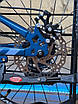 Дитячий велосипед 20" Crossride Spirit блакитний на зріст 110-125 см, фото 10