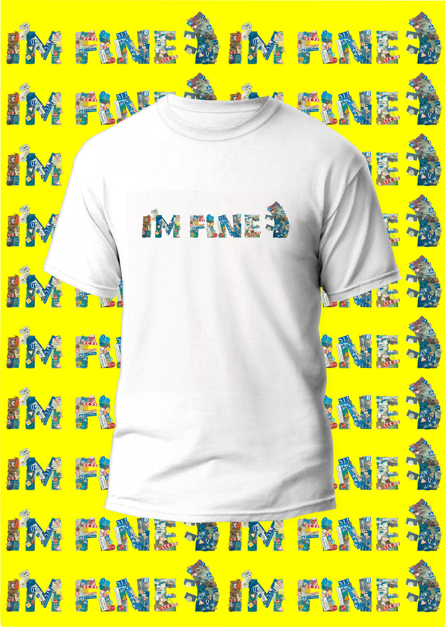 Футболка YOUstyle I'M FINE 1138 White