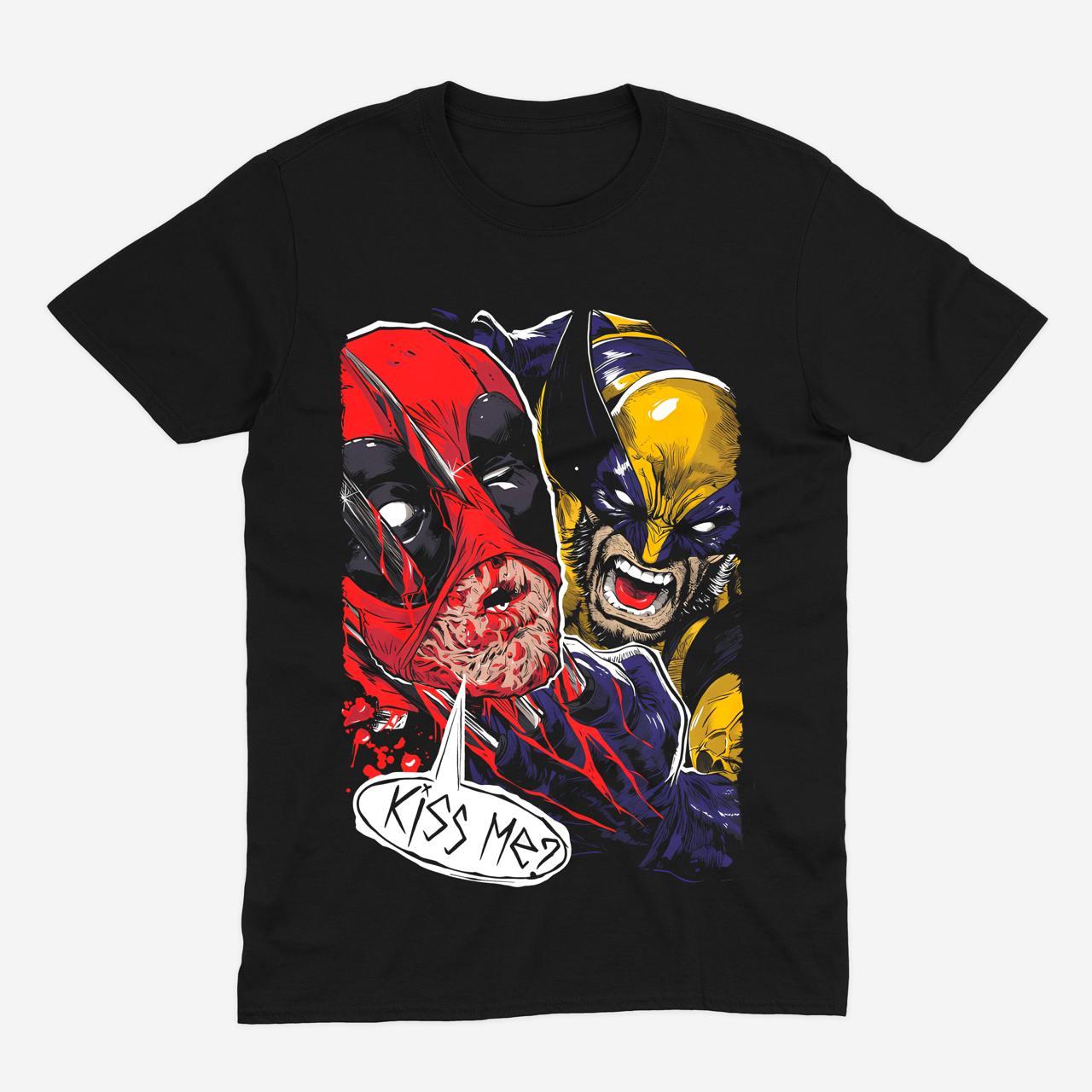 Футболка чорна Morze Deadpool V3