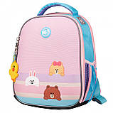 Рюкзак YES H-100 шкільний каркасний Line Friends 559549, фото 3