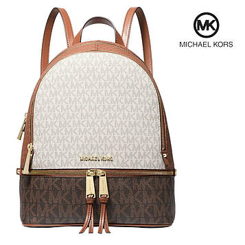 Жіночий рюкзак MICHAEL MICHAEL KORS Rhea Medium Color-Block Logo Backpack ОРИГІНАЛ