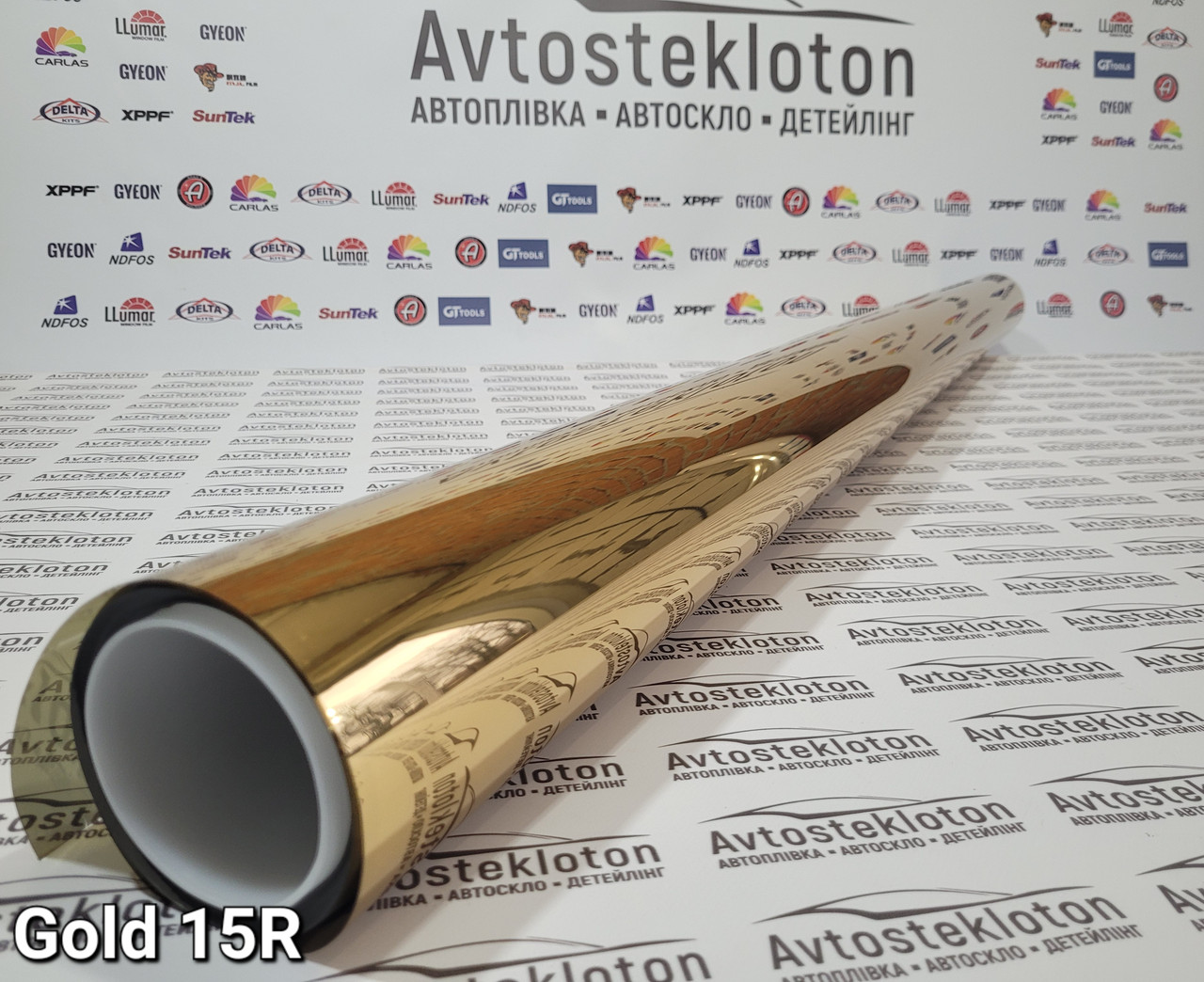 Архітектурна плівка NDFOS 15R (IR 70%) тонування вікон, фасадів та балконів Золото, фото 1