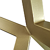 Каркас для журнального столу з металу 450×450 мм, H 450 мм Loft Золото, фото 4