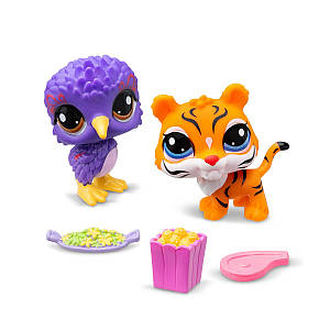 Набір фігурок Littlest Pet Shop "Смакові переваги" (2 фігурки, 3 аксесуари, в коробці) 00528