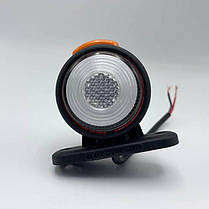 Ліхтар габаритний (ріжок) міні триколірний (LED) неон (червоний-білий), фото 2