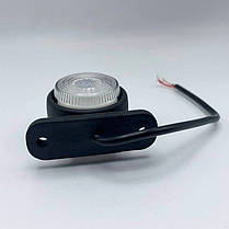 Ліхтар габаритний (ріжок) міні триколірний (LED) неон (червоний-білий), фото 3