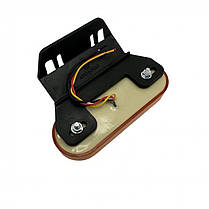 Ліхтар габаритний 12-24v діодний жовтий (LED) неон, фото 3