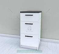 Тумба нижня кухонна М25 400 мм 3 висувні шухляди без стільниці - ДСП | Sv-mebli