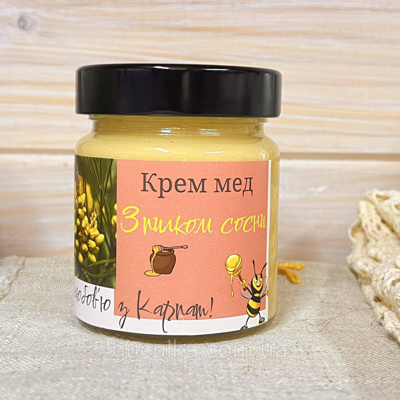 Крем Мед з пилком сосни 200 мл