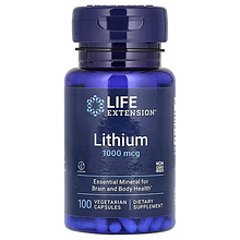 Life Extension Lithium 1000 mcg 100 Veg Caps