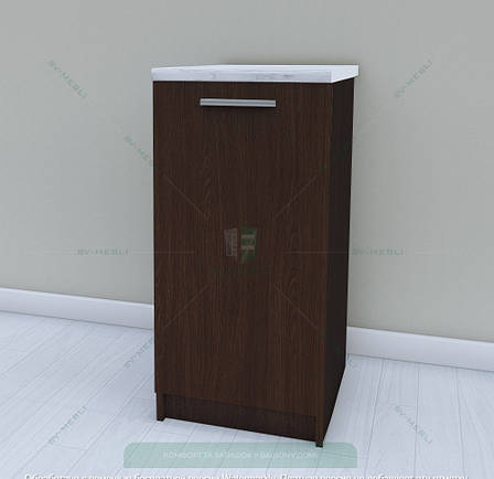 Сучасний нижній модуль М14 400 мм без стільниці - ДСП | Sv-mebli, фото 1