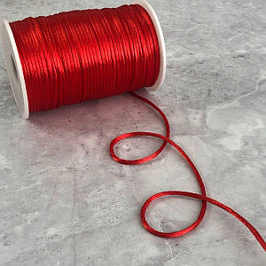 #3 Шнур корсетний (сатиновий, шовковий) 2мм