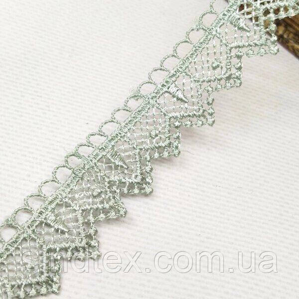 (1 м) Мереживо макраме Sindtex 2см (13m) колір - оливковиий (M729-14-065)