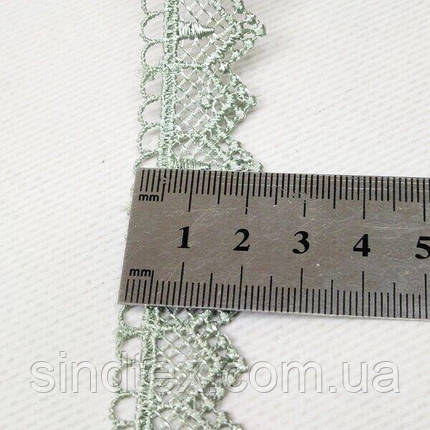 (1 м) Мереживо макраме Sindtex 2см (13m) колір - оливковиий (M729-14-065), фото 4