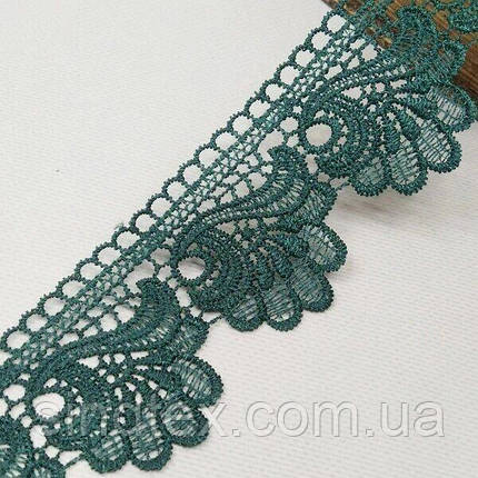 (1 м) Мереживо макраме Sindtex 6CM (13 м) колір - зелений (M729-42-074), фото 1