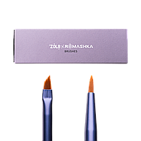 ZOLA x Romashka Набір пензликів для брів і вій професійні