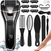 Аккумуляторная пемза | Пилка для удаления огрубевшей кожи + 6 роликов в ПОДАРОК ​​(Германия)