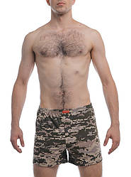 Чоловічі труси боксерки сімейні класичні 100% бавовна МБ 000124 принт піксель хакі розмір 56