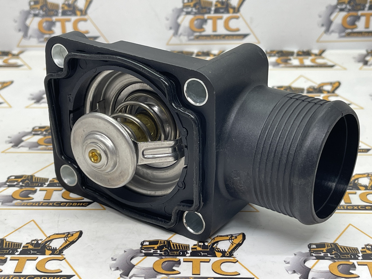 Корпус термостата верх (з термостатом) для двигуна PERKINS 1004.4 1006.6 номер 02/202467, 4133L032, 2169743, фото 1