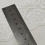 (1 метр) Мереживо гіпюр стрейч, білий колір 6 см (КС-9104Б), фото 4