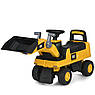 Дитяча каталка-толокар Бульдозер Bambi 663-6 світлові та звукові ефекти Жовтий, фото 3