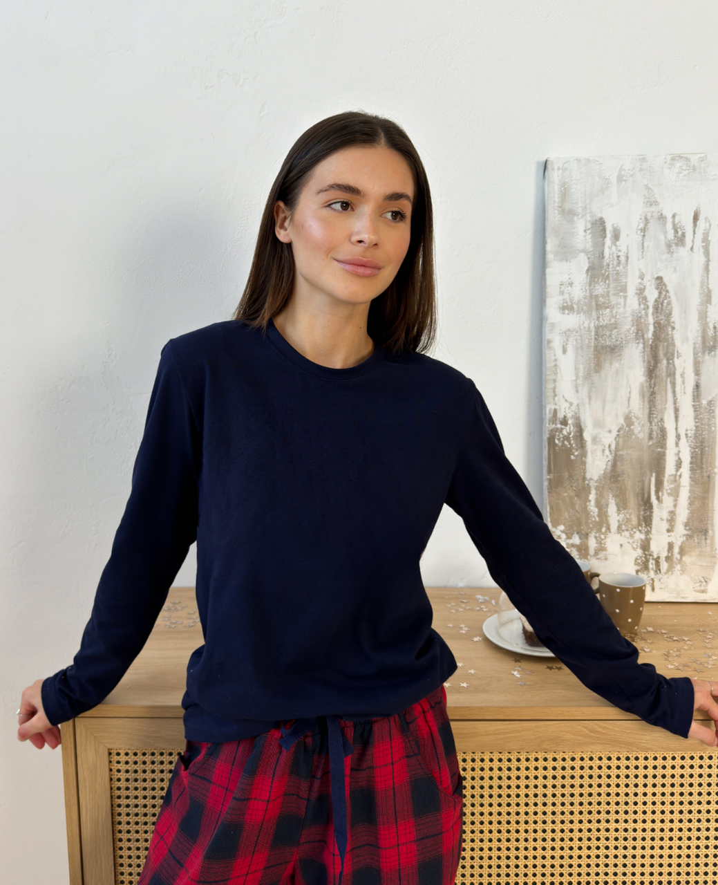 Лонгслів жіночий НН, синій