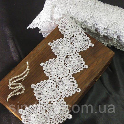Мереживо макраме Sindtex 6CM (13M) Колір білий (48-SB117-1), фото 3