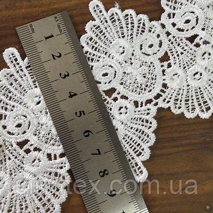Мереживо макраме Sindtex 6CM (13M) Колір білий (48-SB117-1), фото 4
